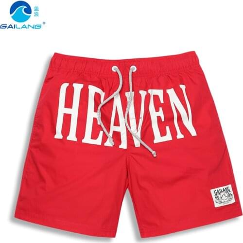 GL Brand Mens Brand Surfing Short Beach Man Quick-drying Letter Short Men Swimwear board shorts Swimming Mens Water Shorts