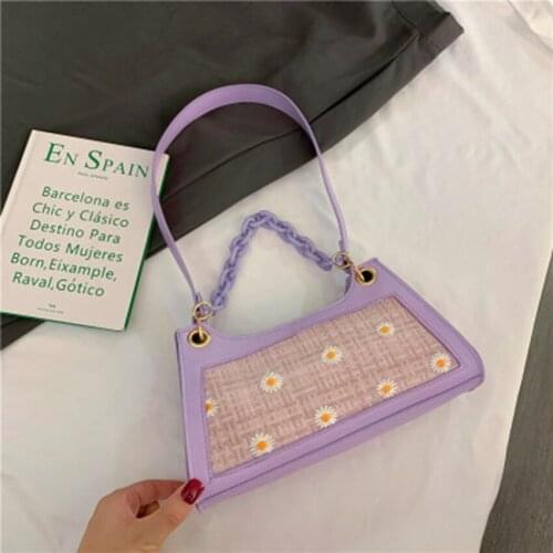 French armpit small bag new 2020 French niche temperament shoulder casual vacation bag summer wild portable straw bag