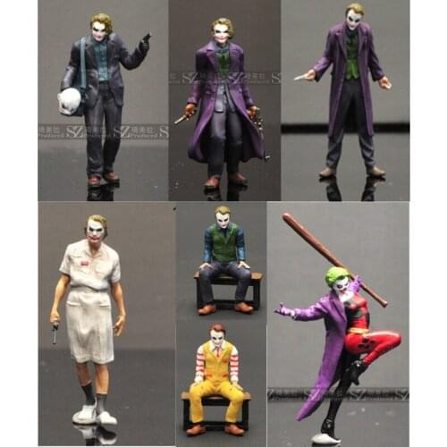 1/64 Scale Resin Die-cast Figure Model Movie Character Clown Various Dress Up Scene Layout Decoration Collection Ornament Toy