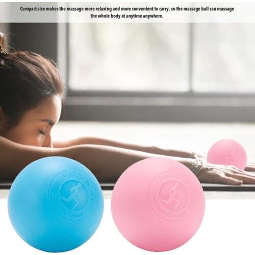 Lacrosse Ball Premium Soft Massage Ball Roller Comfortable Yoga Therapy Massager For Myofascial Release