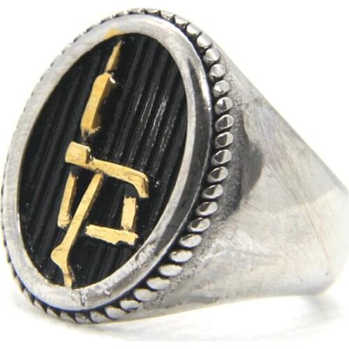 Support Dropship Size 7-14 New Tattoo Tool Ring 316L Stainless Steel Fashion Hiphop Style Tattoo Ring