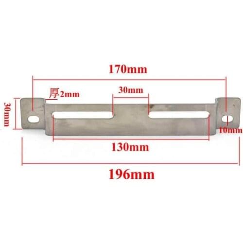 Suitable for Honda Sh125 Sh150 Lead125 Large and Small S Pedal Stainless Steel License Plate Adapter Bracket
