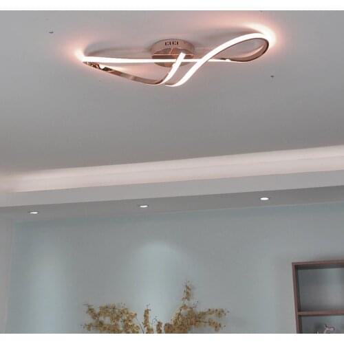 Gold/Chrome Plated Modern led Chandelier for foyer bedroom corridor living room AC90-260V ceiling chandelier fixtures