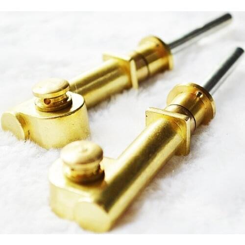 Durable 2PCS Copper Vortex Erhu Axis Shaft Mechanical Axis String Instrument DIY Parts