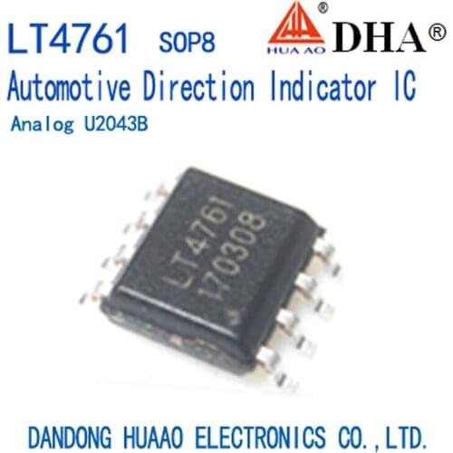 LT4761 U2043B Automotive Car Direction Indicator Flasher Relay ASIC SOP8