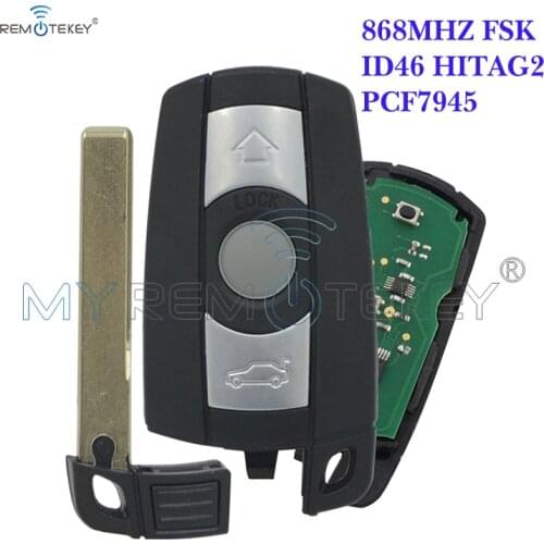 Remtekey Car Remote Smart Key 3 Button CAS3 System 868MHz for BMW 1 3 5 Series E36 E87 E90 E91 for BMW 320 325 525 535