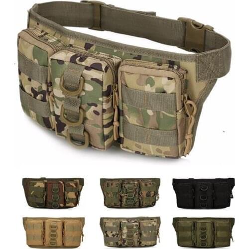 Outdoor Tactical Bag Utility Waist Fanny Pack Pouch Military Camping Hiking Bag Belt Pack Army Hunting Climbing Camping Pocket