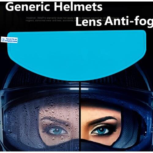 Universal Motorcycle Helmet Clear Rainproof Film Anti Rain Patch Screen for K3 K4 AX8 LS2 HJC MT Helmets