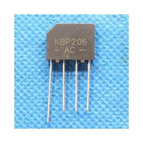 10PCS KBP206 DIP-4 KBP206G DIP