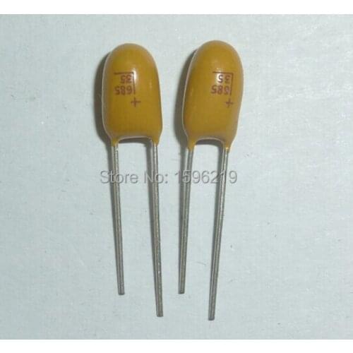 10pcs Tantalum capacitor 6.8uF 35V 685 Brand New 35V6.8uF DIP Radial