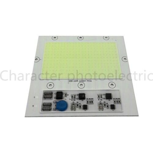 100W 220V COB LED 10000-15000K Warm white input white lamp light source for integrated LED 100W floodlight working lamp lamp
