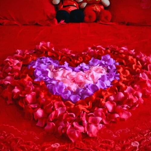 500/1000/3000 pcs Atificial Flowers Polyester Wedding Decorations Wedding Rose Petals Patal Flower New Wholesale Fake Flower 6z