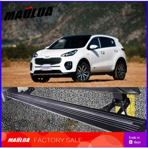 Car Accessories High quality aluminium alloy Automatic scaling Electric pedal side step running board for Sportage KX5 2016 2017