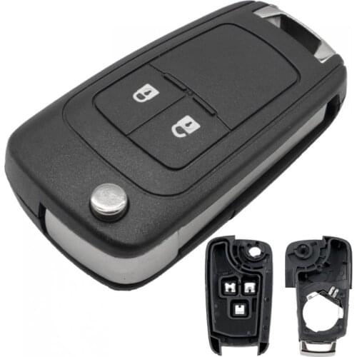 2 Buttons Car Key Fob Case Shell Replacement Flip Folding Remote Cover for Opel Vauxhall Astra Insignia Vectra Corsa Zafira