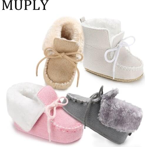 Baby Winter Cute Boots Keep warm baby boots Baby Moccasins Shoes Baby Boots Newborn Infant Indoor For Newborn