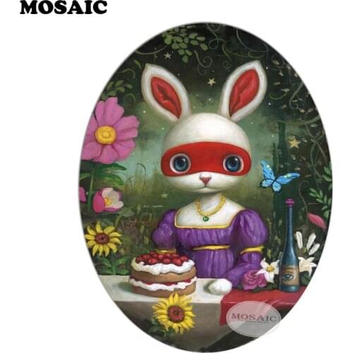 PHOTO custom Diamond Painting,Cross Stitch,bead Embroidery Diamond Mosaic rabbit 3d Picture of Rhinestones Crafts wall art B223