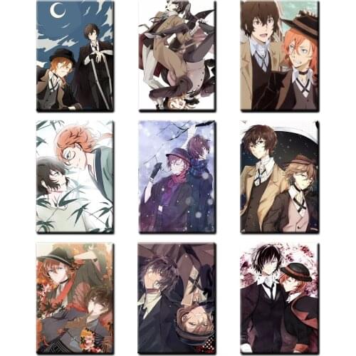 Painting Full Square Drill Bungou Stray Dogs DIY Diamond 5D Embroidery Japan Anime Handicraft Pictures Wall Decor Cross Stitch