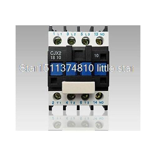 AC Contactor Motor Starter Relay (LC1) CJX2-1810 3P+NO 380/400V Coil 18A 7.5KW