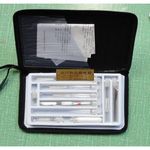 Huatuo acupucture instrument set non-disposable acupuncture needle set acupuncture bag with Plum Needle and Seven