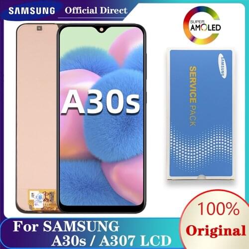 New LCD Display For Samsung Galaxy A30s A307F A307 A307FN LCD Touch Screen Digitizer Assembly For Samsung A30s With Frame