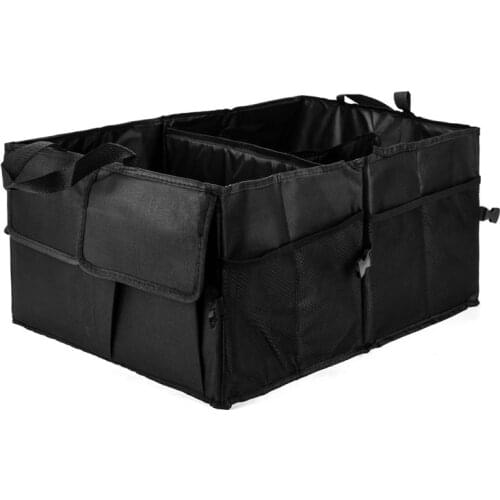 Hot Sale Portable Multi Compartments Trunk Storage Organizer 600D Oxford Stowing Tidying Interior Holders Car Foldable Bags
