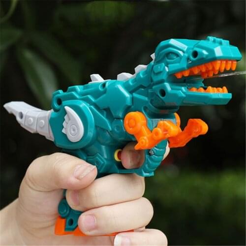 Robot Dinosaur Water Guns Toys Kids Squirt Gun For Child Summer Beach Swimming Pool Blaster Gun Portable