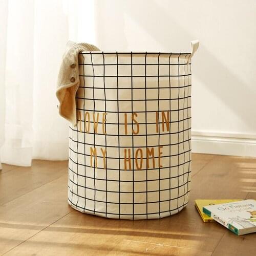 Foldable Dirty Laundry Basket Organizer Portable Clothes Storage Bins and Baskets Household Waterproof Sundries Storage Barrel