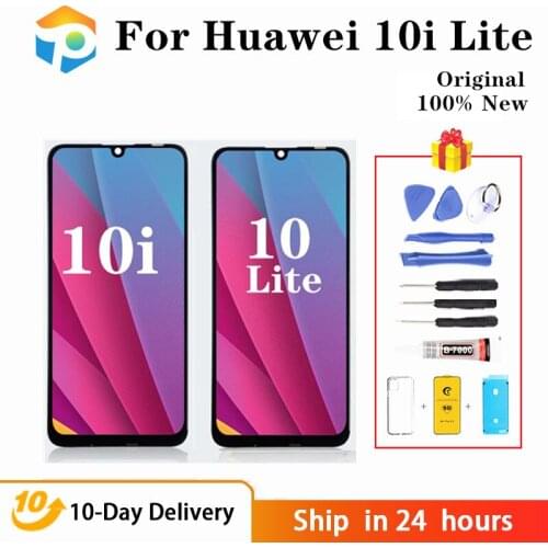 Test AAA Premium Quality LCD for HUAWEI Honor 10i Screen Touch Screen Display for Honor 10 lite LCD Frame Replacement 6.21 inch