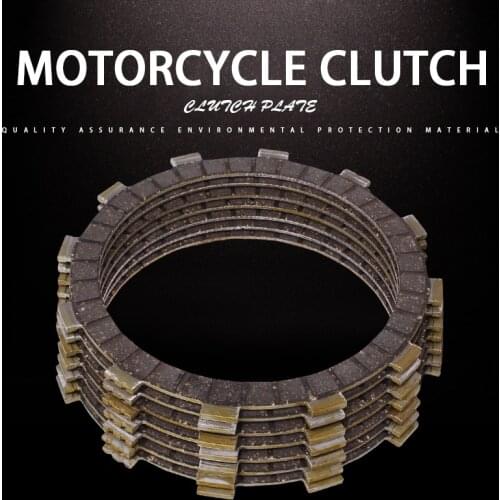 1Set 7PCS Clutch Disc Friction Plates Accessories Clutch Plates For Yamaha XV400 Virago 89-94 XVS400 Drag Star XV535 DS4 00-15