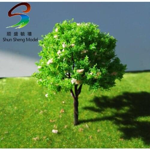 10pcs Scale Train Layout Set Model Scale Trees for Z Scale high 8cm
