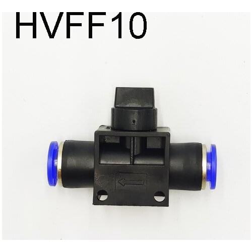 10PCS Pneumatic Fitting HVFF 10mm Pipe Connector Tube Air Quick Fittings Water Push In Hose Couping