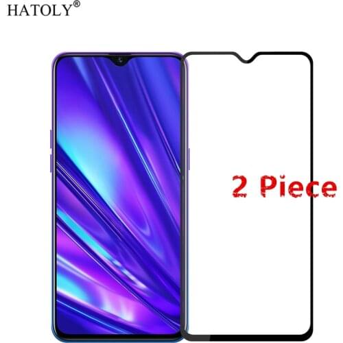 2Pcs For OPPO Realme 5 Pro Glass Tempered Glass for Realme 5 Pro Glass Film Glued Phone Screen Protector for OPPO Realme 5 Pro