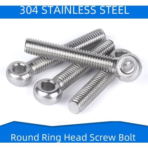 304 Stainless Steel Union Screw Bolt Loose Joint Screws Hook Lifting Fasteners Loose Fitting Bolt M5 M6 M8 M10 M12 M14 M16 M20