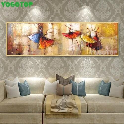 Abstract ballerina girl Diamond Painting Diy Diamond Mosaic Cross Stitch Large Size Full Diamond Embroidery Dancing girl YY5152