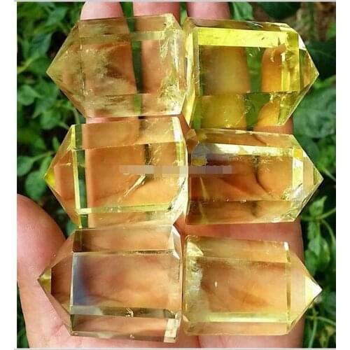 Afa88001++++6pcs Natural Citrine Crystal Rough Polished Point From Chin