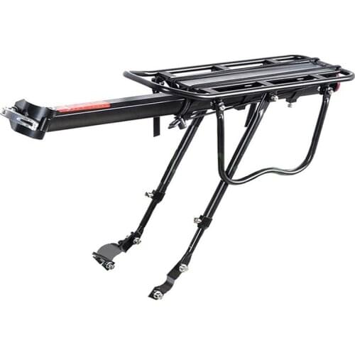 Bicycle Luggage Carriers Cargo Seat Post Carrier Rear Rack Fender Aluminum Alloy Frame Carrier Holder Mount Bicycle Pannier Rack