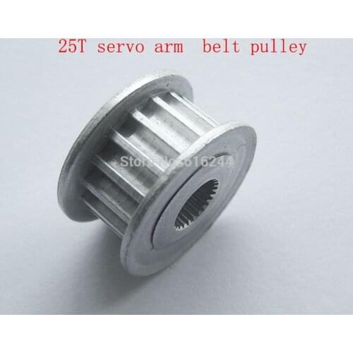 Freeship 2x 25T servo arm belt pulley servo belt sheave For Continuous rotation dsservo servo MG995 MG996 Futaba Robot DIY