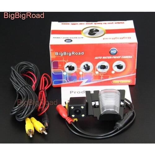 BigBigRoad Car Rear View Reverse Backup Parking Camera For Jeep Wrangler Rubicon Sahara Unlimited Sahara 2012 2013 2014 2015