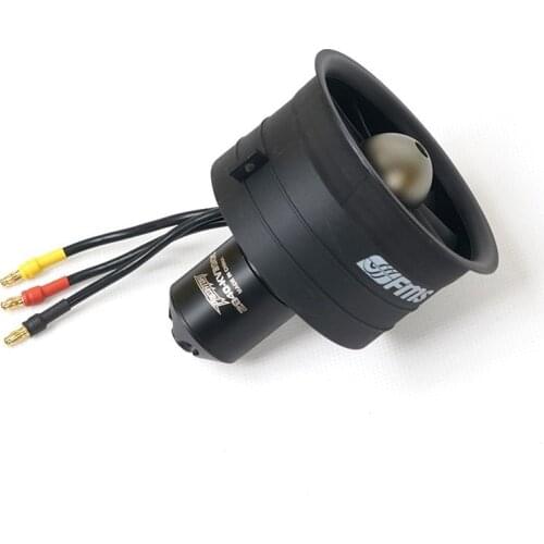 Upgraded FMS 64mm 4S 3S 11 Blades EDF Unit 3840 KV3150 2840 KV3900 Brushless Motorfor CNC Cap RC Airplane Ducted Fan Plane