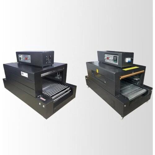 Commercial heat shrinkable film packaging machine for express cosmetics tableware shrink packaging mac