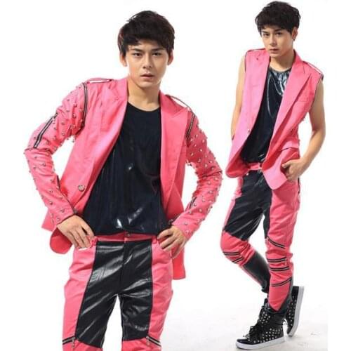 Rivets Dance Removable leather sleeves mens leather jackets and coats leather jacket men jaqueta de couro masculina Customizable