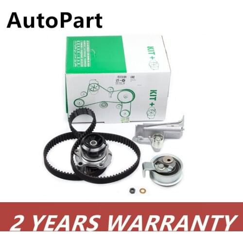 06B109477A Engine Tensioner Timing Belt Pulley +Water Pump Set For VW Beetle Golf For Audi A3 A4 S4 A6 TT 06B109119A 06B109243