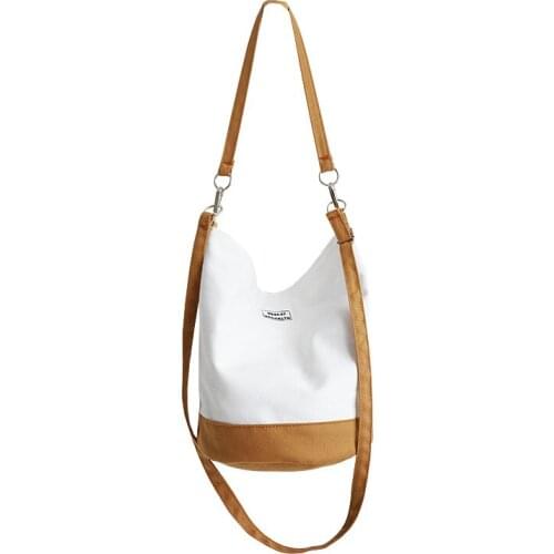 Newhotstacy Bag 05082021 Ladies single shoulder bag new bucket canvas bag cross body bag