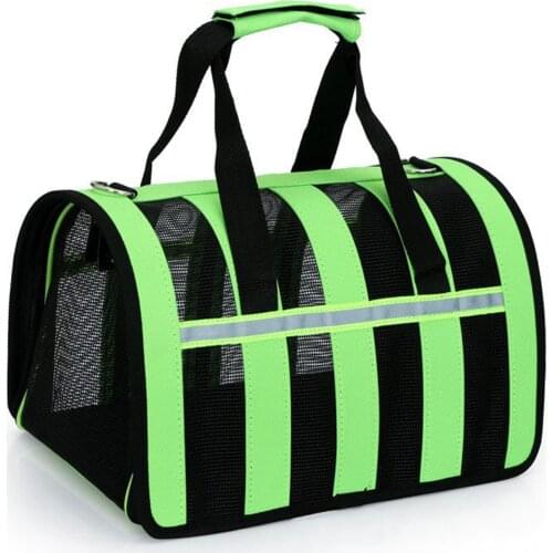 Pet Carrier Bag Cat Carrier Travel Bag Breathable Mesh Carrier Bag Outdoor Foldable Transport Bag for pet Travel Camping Hiking