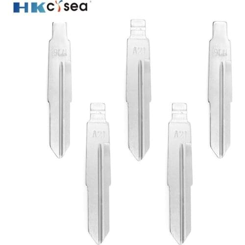 HKCYSEA KD#84 KD Remote Uncut Blank Metal Blade Type #84 for Chery A21 Car Key Remote Blade Replacement