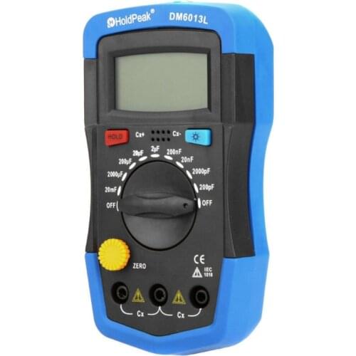 Handheld Digital Capacitance Meter Capacitor Tester Capacimeter Electronic Auto D0AC