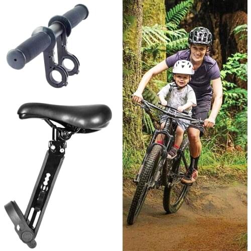 Kids Bicycle Seat MTB Bicycle Detachable Children Saddle Seat Parts With Safety Handlebar Suit 2-5 Year Child