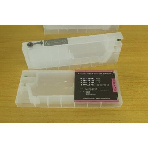 High quality with chips Refillable cartridge for Epson 4000/4400 wide format printer cartridge