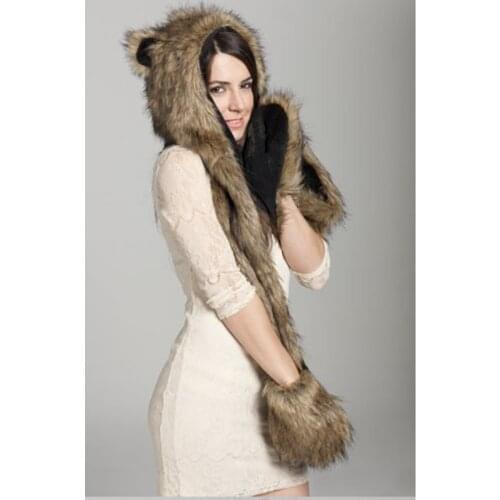 Woman Autumn Plus Size Solid Bombers Hats Man Winter Thicken High Imitation Fur Caps Female Warm Protection Ear Cap Male Hat