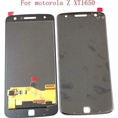 Highbirdfly Amoled For Motorola Moto Z Droid XT1650 Lcd Screen Display with Touch Glass Digitizer Assembly Replacement